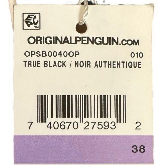 NWT Penguin The Earl Fixed Volley Swim Short True Black 38 - Picture 5 of 6